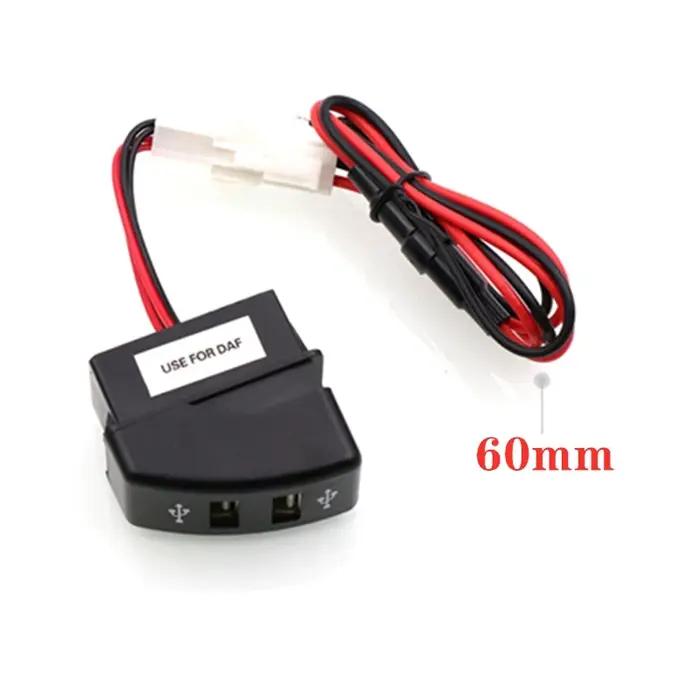 Chargeur de voiture double USB, 5V, 4,2a, Total, double prise d'alimentation, Audio, pour iPhone, té