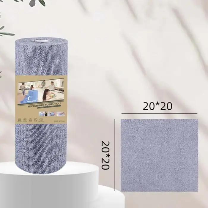 Rouleau de chiffon de nettoyage à déchirer – Serviette à vaisselle réutilisable et durable pour la c