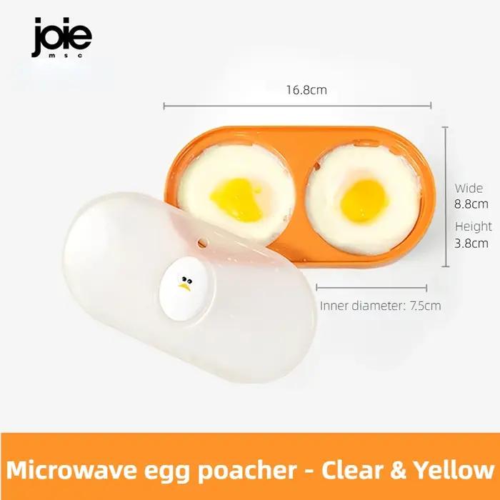 Joie Double micro-ondes poacher à œufs bol four