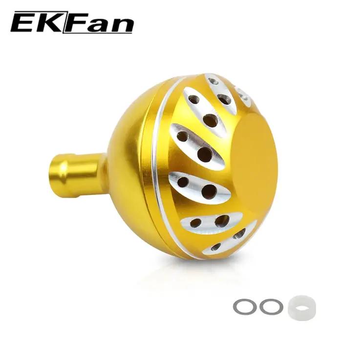 EKfan 30/35/38mm poignée de pêche bouton en métal pour DAI & SHI filature Baitcast moulinet pêche Ro