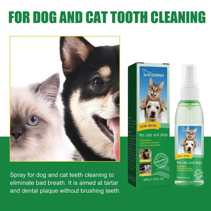 Spray nettoyant pour dents d'animaux de compagnie