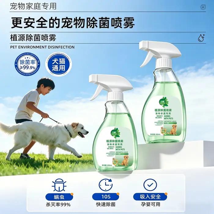 Spray de stérilisation pour animaux de compagnie (chats et chiens)