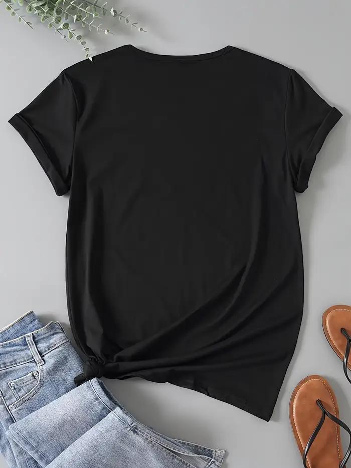 T-shirt Be Kind Vintage pour Femmes, Style Décontracté, Polyesters Doux, Idéal pour Printemps et Été, Occasions Spéciales