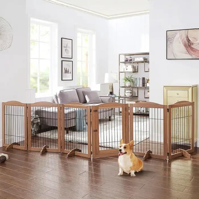 Clôture en bois pour animaux de compagnie