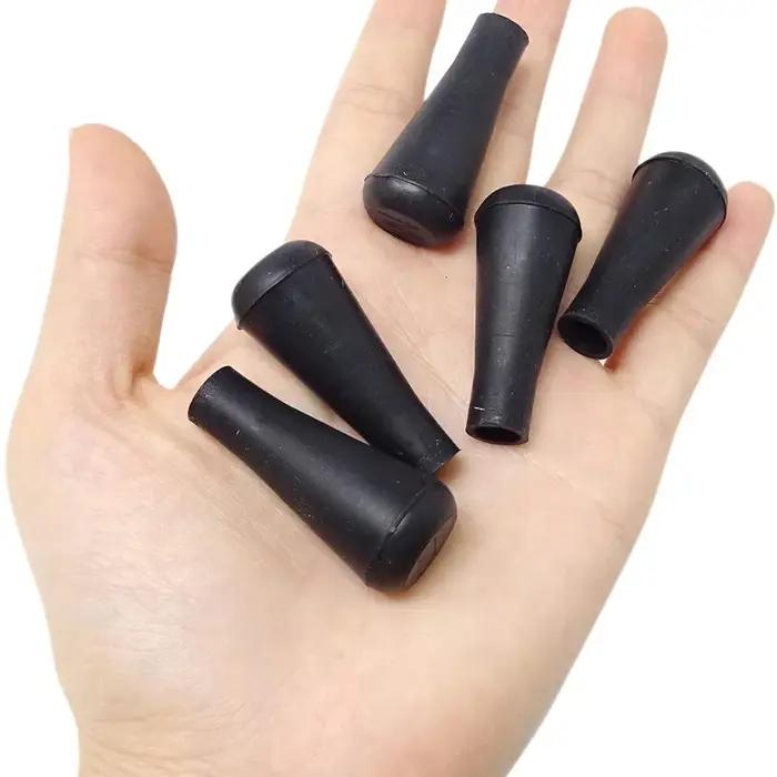 Flèches de sécurité en caoutchouc souple pour la pratique du jeu, flèche de chasse, pointe de flèche de sécurité, diamètre intérieur 7mm, 0.28 pouces, 6 pièces