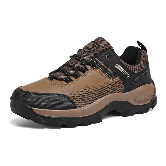 Chaussures de randonnée pour hommes bottes de randonnée en plein air chaussures de sport décontractées à la mode chaussures de Camping de voyage chaussures d'entraînement tactique de chasse en plein a