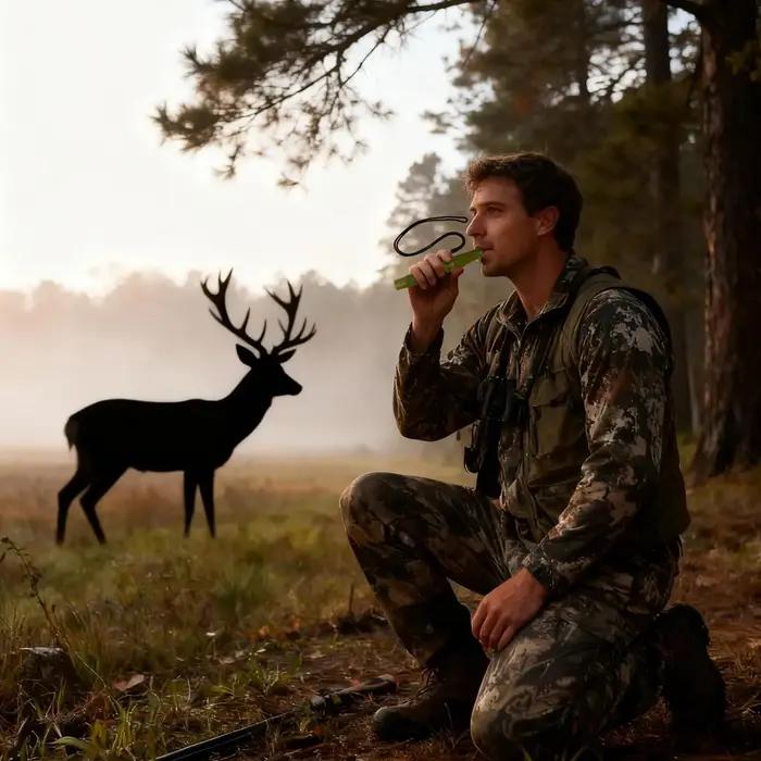 Tube grunt portable réglable pour cerfs - équipement de chasse réaliste pour sport, plage et camping - fournitures extérieures