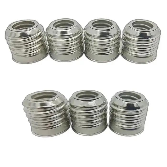 Support de lampe en fer E27 à E14, convertisseur de Base de douille ignifuge, adaptateur d'ampoule,