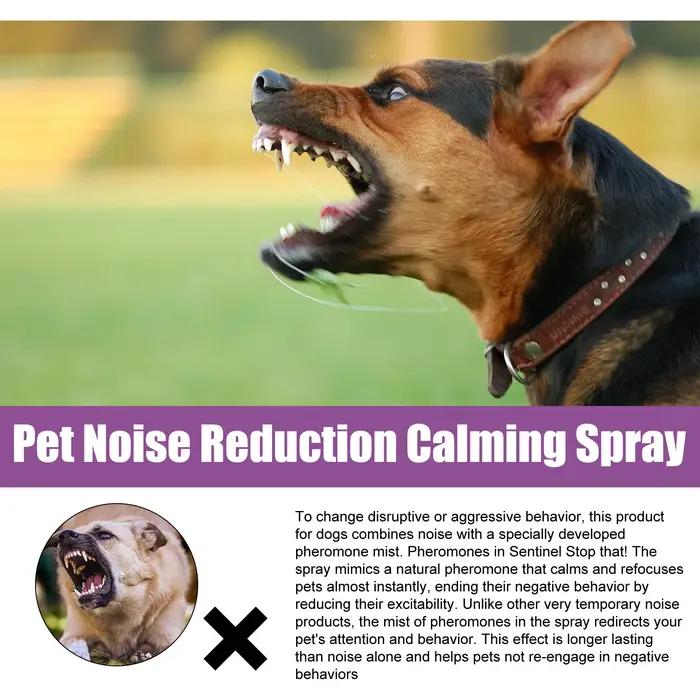 Spray anti-bruit pour animaux de compagnie pour prévenir le stress