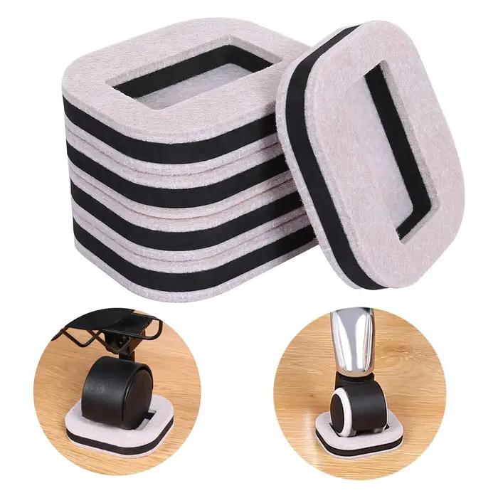 Bouchon Roue Chaise Bureau Gobelets Roulettes Protecteurs Sol Bois Coussin Anti-Vibration Pieds Roulettes Tapis Antidérapant Occasions Spéciales