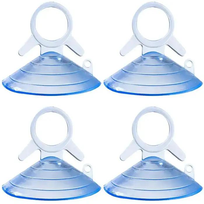 40 pièces 45mm salle de bain toilette ventouse voiture parasol ventouses PVC caoutchouc transparent