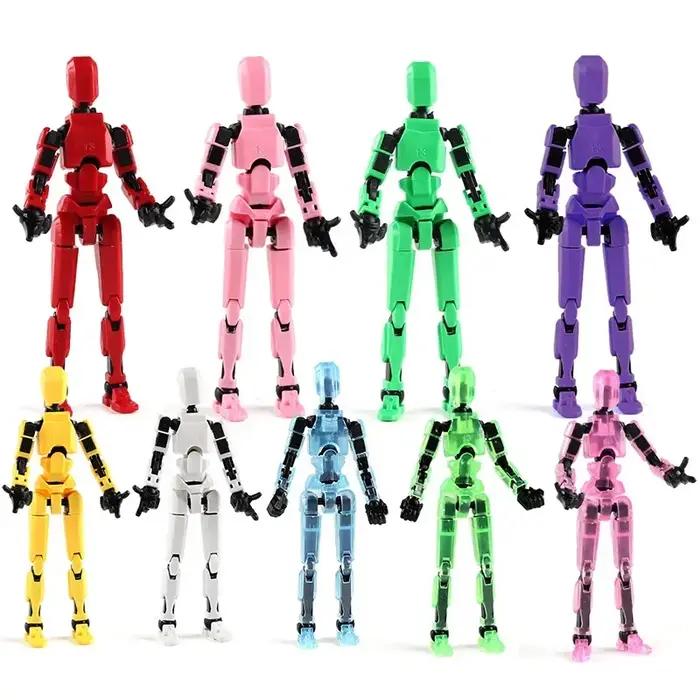 Bricolage lumineux T13 multi-articulé mobile Shapeshift Robot 3D imprimé Mannequin chanceux