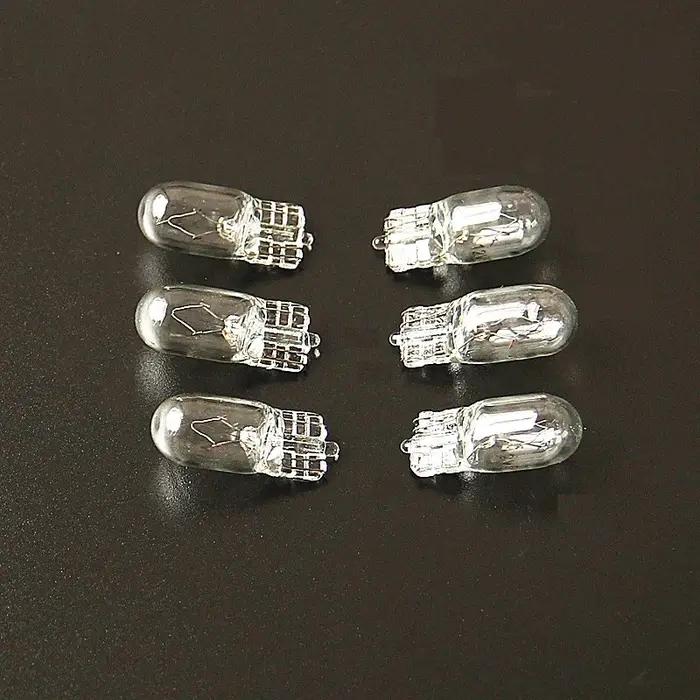 10 pièces 30 pièces 50pcs 10 pièces voiture T10 halogène W5W 194 158 cales 24v 5w Auto lampe blanc c