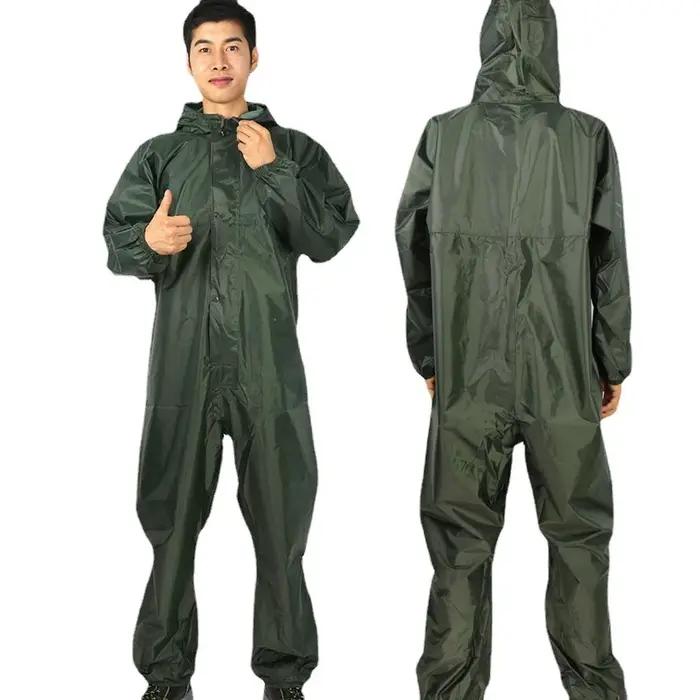 Salopette imperméable avec capuche pour le polissage des pierres et l'agriculture, vêtements de travail, Anti-odeur, Application de pesticides, vêtements de protection