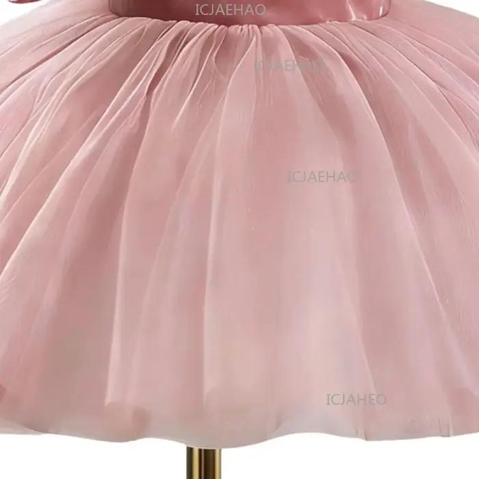 Robe de princesse pour enfants, manches bouffantes, nouveau costume de soirée élégant pour enfants,