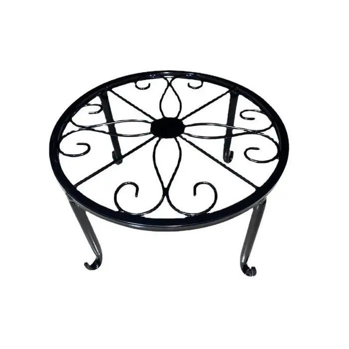 Support de Pot de fleur en métal, 1 pièce, support de plante en fonte robuste, grand support de Pot