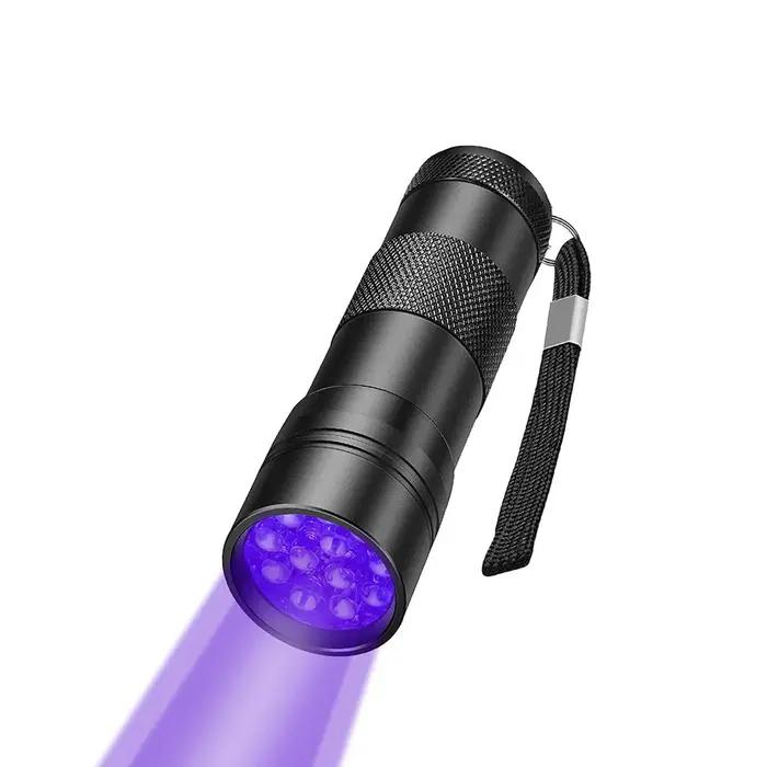 Lampes de poche UV portables étanches à lumière noire