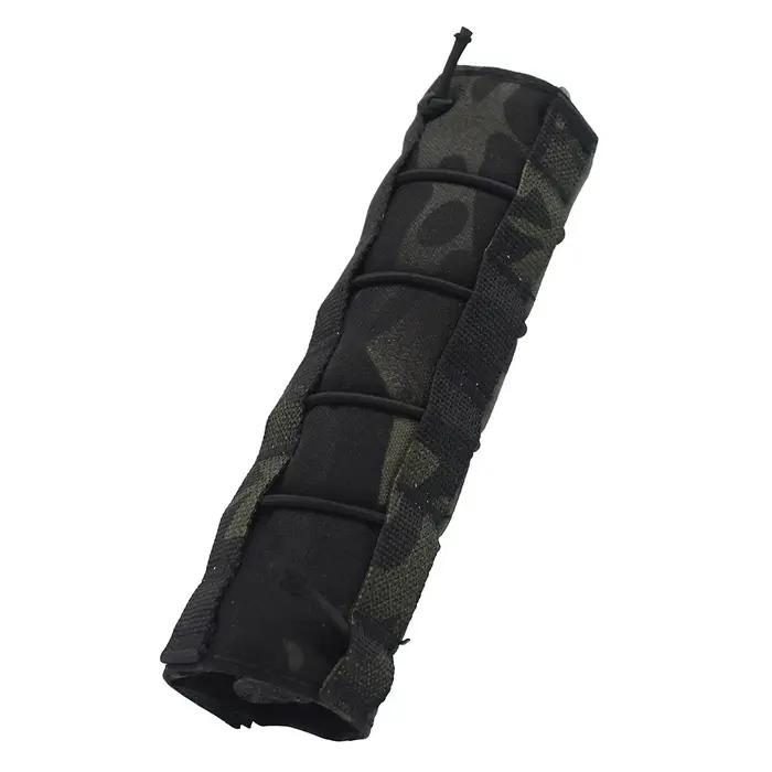 Housse de protection pour silencieux, Camouflage tactique, 7 pouces/18cm, housse de protection pour