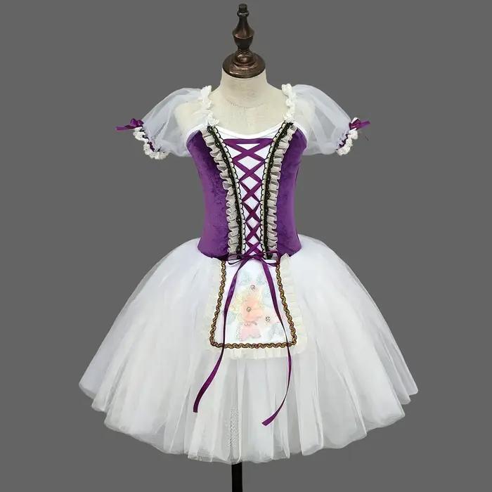 Jupe de ballet pour enfants, jupe de danse pour filles, programmes de danse du campus, costumes de d