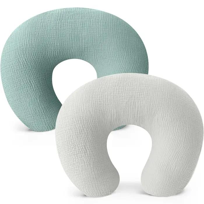 2 pièces/ensemble housse de coussin d'allaitement pour oreillers