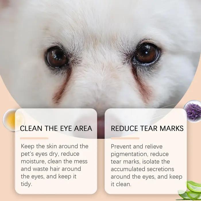 Crème nettoyante pour les yeux pour animaux de compagnie