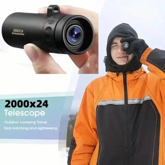 Télescope monoculaire de vision nocturne HD de poche pour la chasse