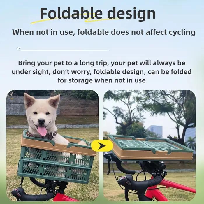 Paniers de vélo pliables pour animaux de compagnie