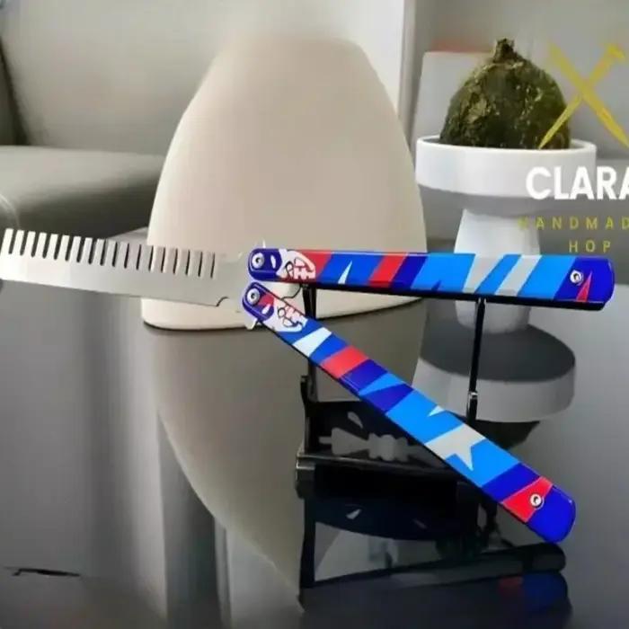 Figurine d'arme Valorant GO! Vol. 2 Butterfly Comb en métal pour collectionner et décorer, idéal pour fans de 14 ans et plus