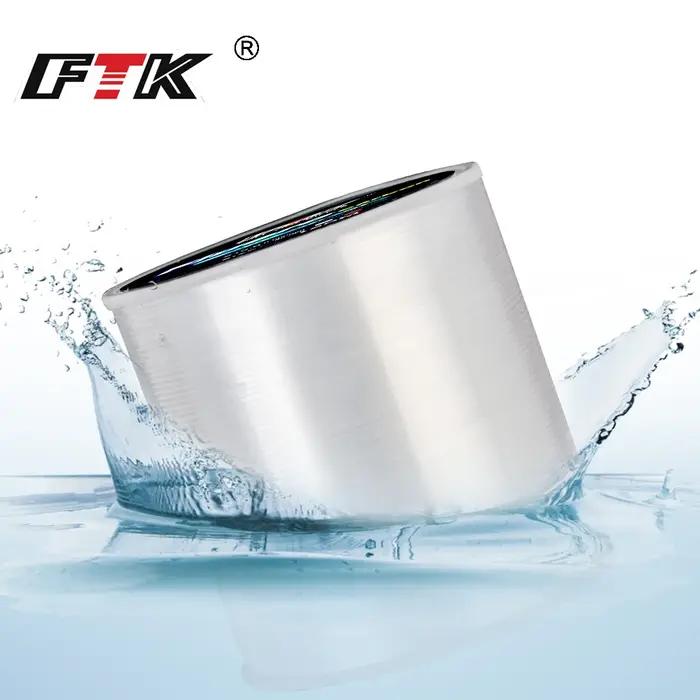 Ligne de pêche à revêtement fluorocarbone, 120m, 0.20mm-0.60mm, en fibre de carbone, fil de leurre,