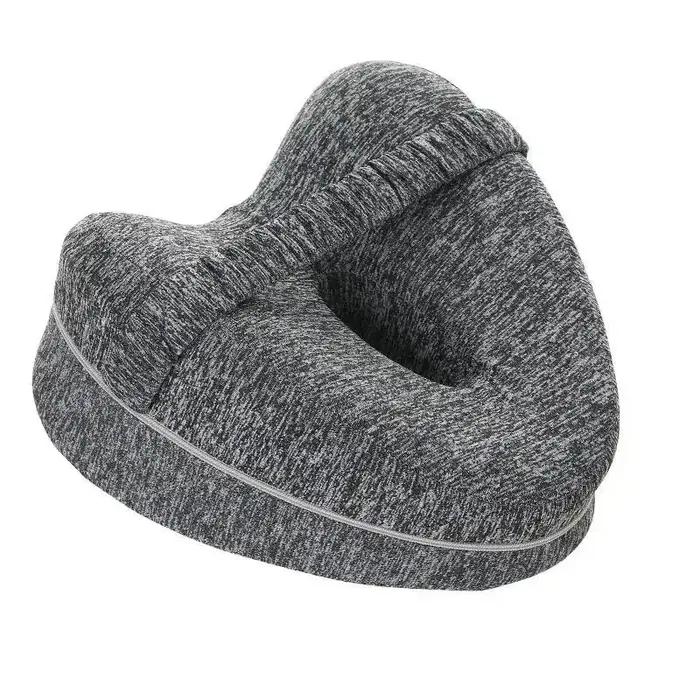 Oreiller de jambe en coton à mémoire de forme, cœur creux, côté de grossesse, dormeur, sciatique ort
