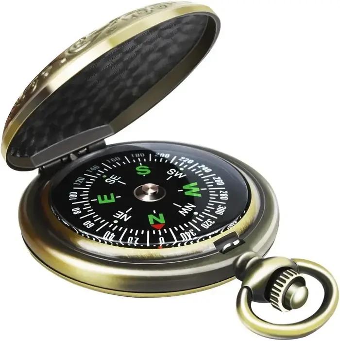 ZHUOHUA Boussole de randonnée pour le camping d'orientation pour la randonnée, la chasse, la navigat