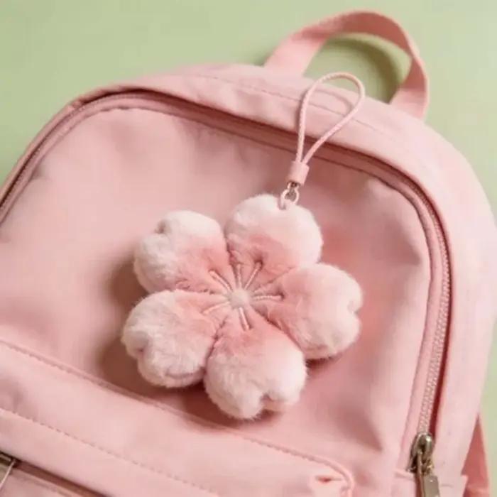 Nouvelle série Sakura 2026 : Pendentif porte-clés en peluche réconfortant, cadeau mignon pour fille,