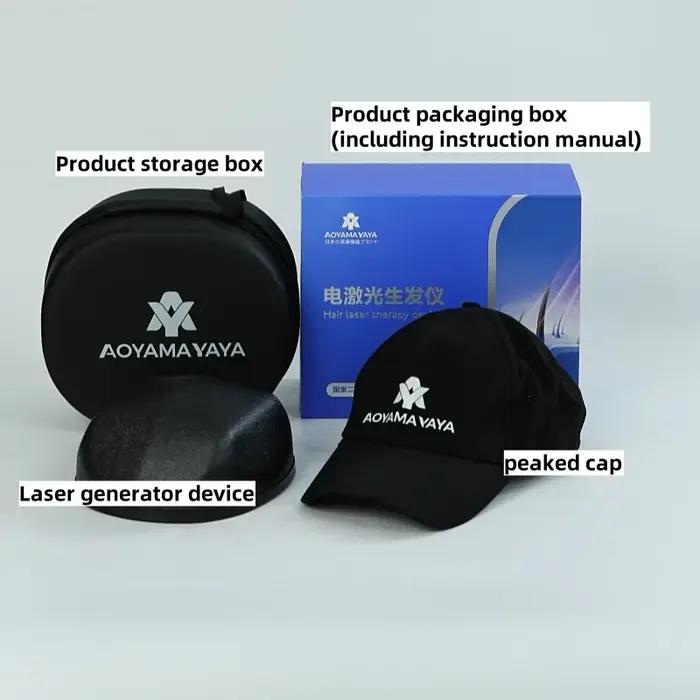Casquette de thérapie à la lumière rouge, chapeau laser pour la croissance des cheveux, produits de