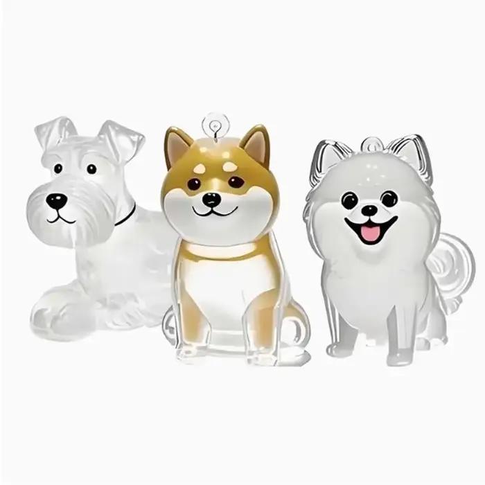 Boîte de rangement de cheveux de chien en forme de chien