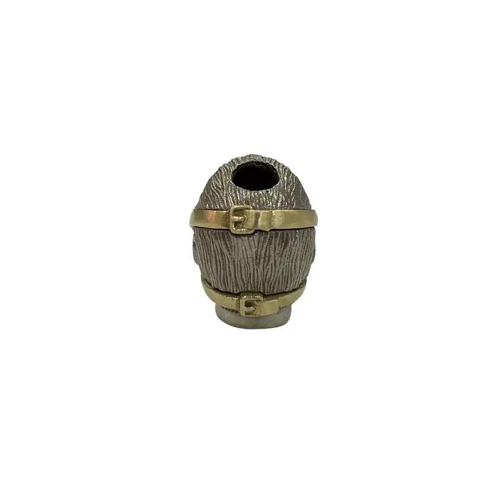 Lanière tissée de perles de couteau de figurines de Hannib en laiton, porte-clés de bricolage, pende