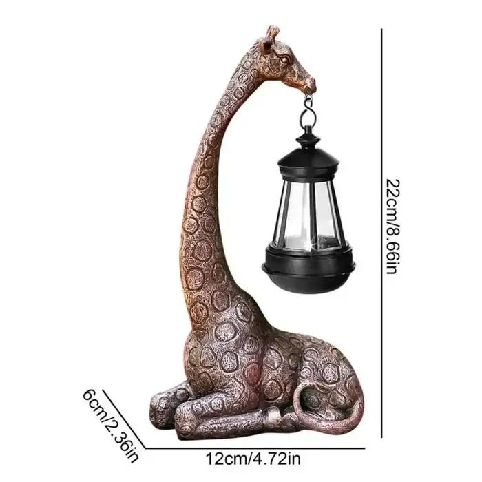 Statue de jardin en forme de girafe