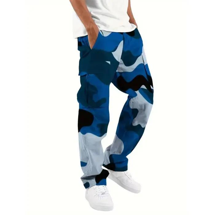 Salopette camouflage homme 2024 mode outdoor vêtement de chasse pantalon droit corde