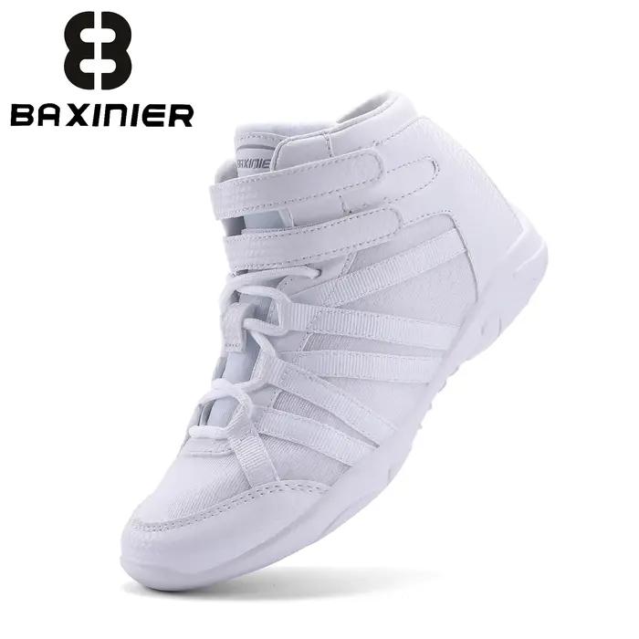 BAXINIER – chaussures montantes blanches pour filles, baskets de danse légères pour compétition de j