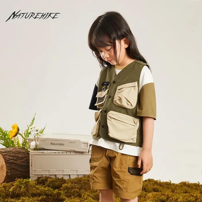 Natureifa-Veste de chasse sans manches pour enfants