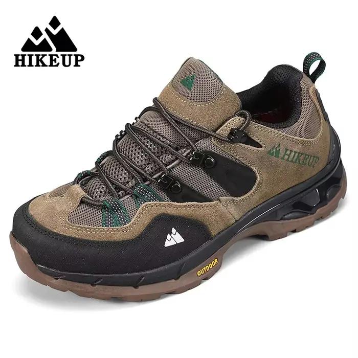 HIKEUP chaussures de randonnée en plein air antidérapantes résistantes à l'usure respirant résistant aux éclaboussures