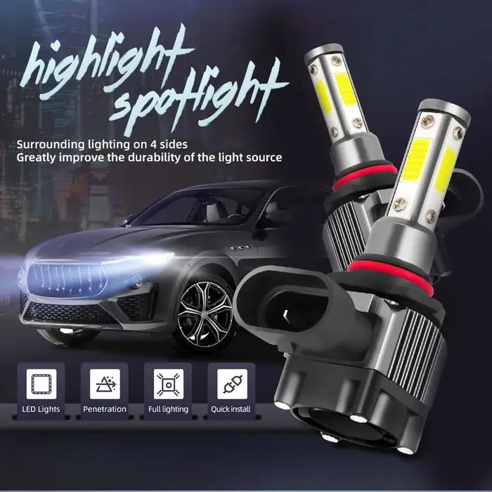 Phare de voiture LED 360W 60000LM CSP, puce CANBUS 9006 9007, ampoules antibrouillard Turbo pour DOD