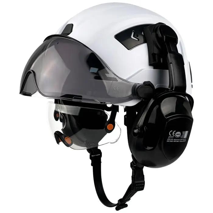 Casque de sécurité STETELLIX avec double visière et protection oreilles pour chantier et extérieur occasions spéciales