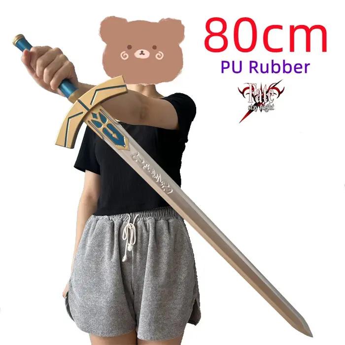 Épée sabre victoire de 80cm, destin rester nuit, armes Nasir, accessoire de Cosplay, modèle cadeau en caoutchouc PU, jouets non affûtés