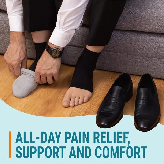 Chaussettes de neuropathie pour femmes et hommes, 1 paire de chaussettes de compression apaisantes p