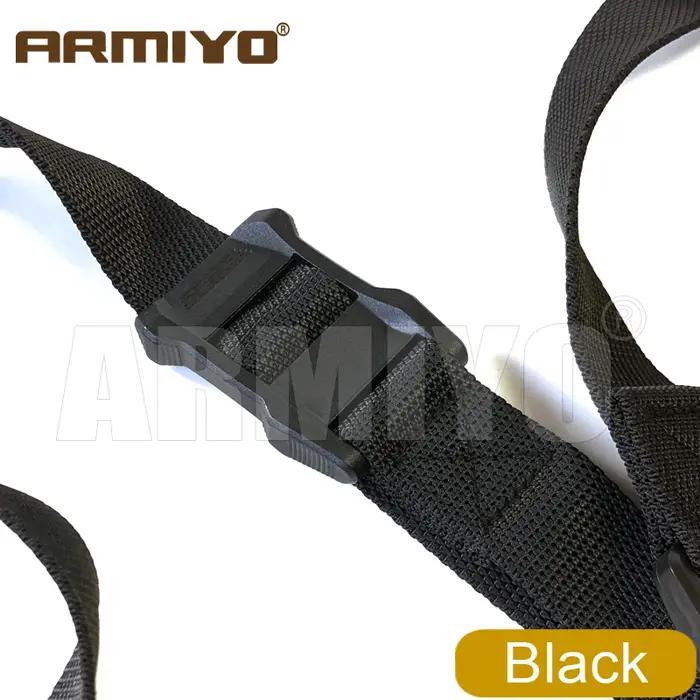 Sangle d'épaule multifonctionnelle Armiyo Gen 2 S3 en corde à double pointe avec boucle en métal pour la pêche