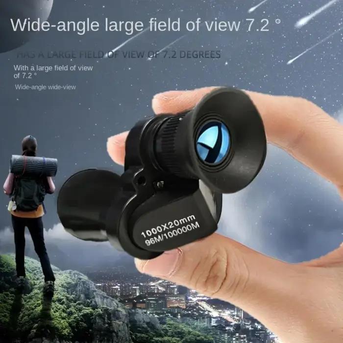 Télescope monocular portable zoom haute définition pour chasse pêche et randonnée