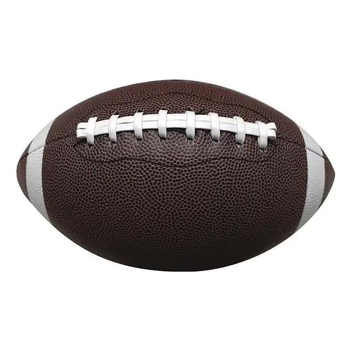 Ballon de Rugby et Soccer Polyvalent en PVC Blanc pour Hommes Femmes Enfants Jeux de Sport Intérieur Extérieur Occasions Spéciales