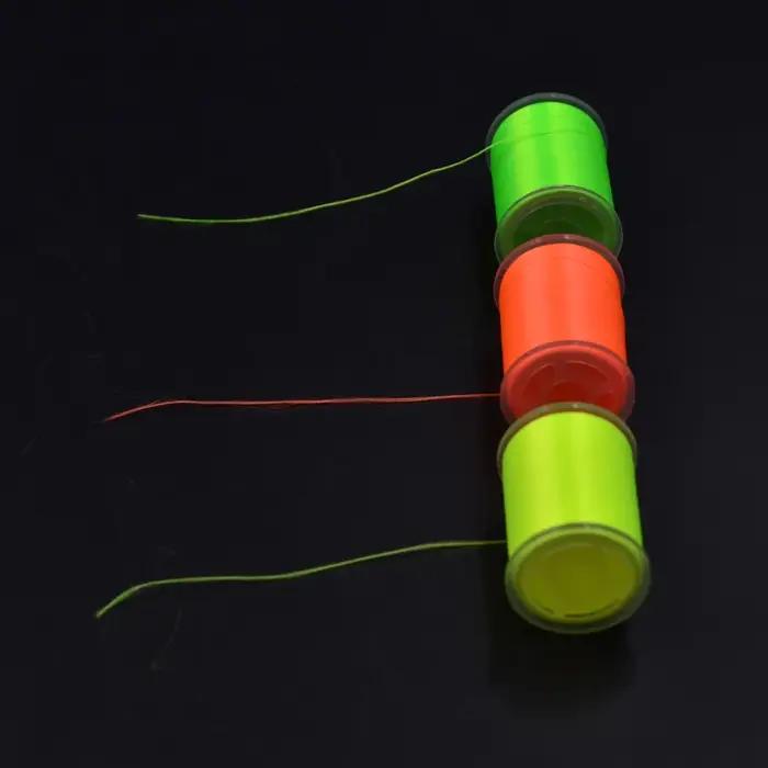 Fil d'attache de mouche 100D, couleurs fluorescentes UV en option, pour nymphes, mouches sèches, fil
