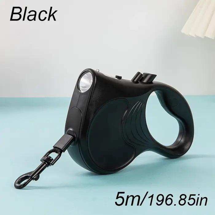 Laisse pour chien de 5m, pour petits chiens et chats, avec lumières, pour petits, moyens et grands c