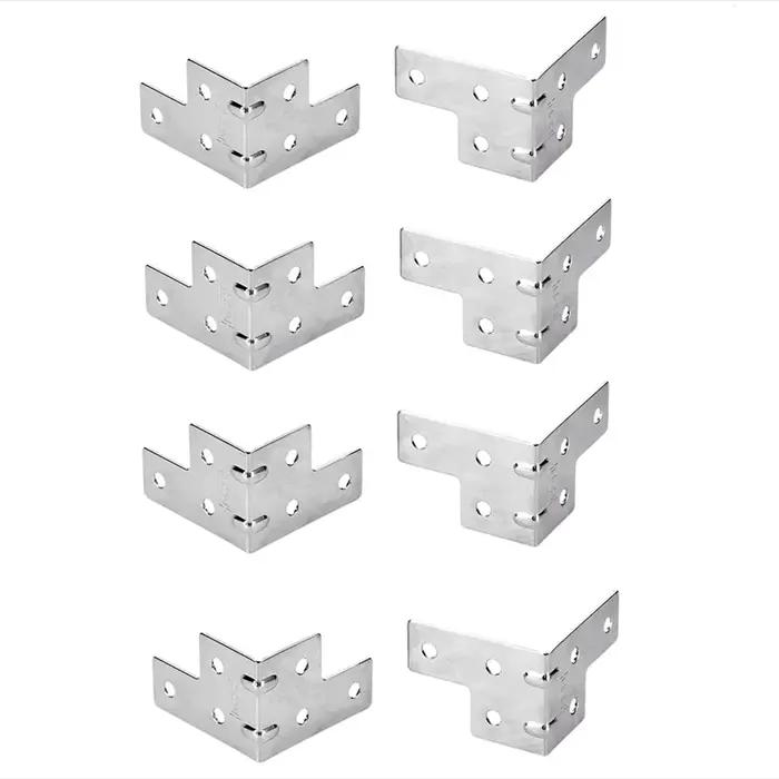 Lot de 8 supports d'angle pour flight case
